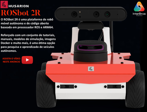 Husarion ROSbot 2R Autonomous, Open Source Robot Platform - comprar online