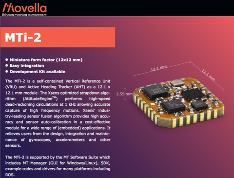 Movella Xsens MTi-2 VRU Sensor Module - buy online