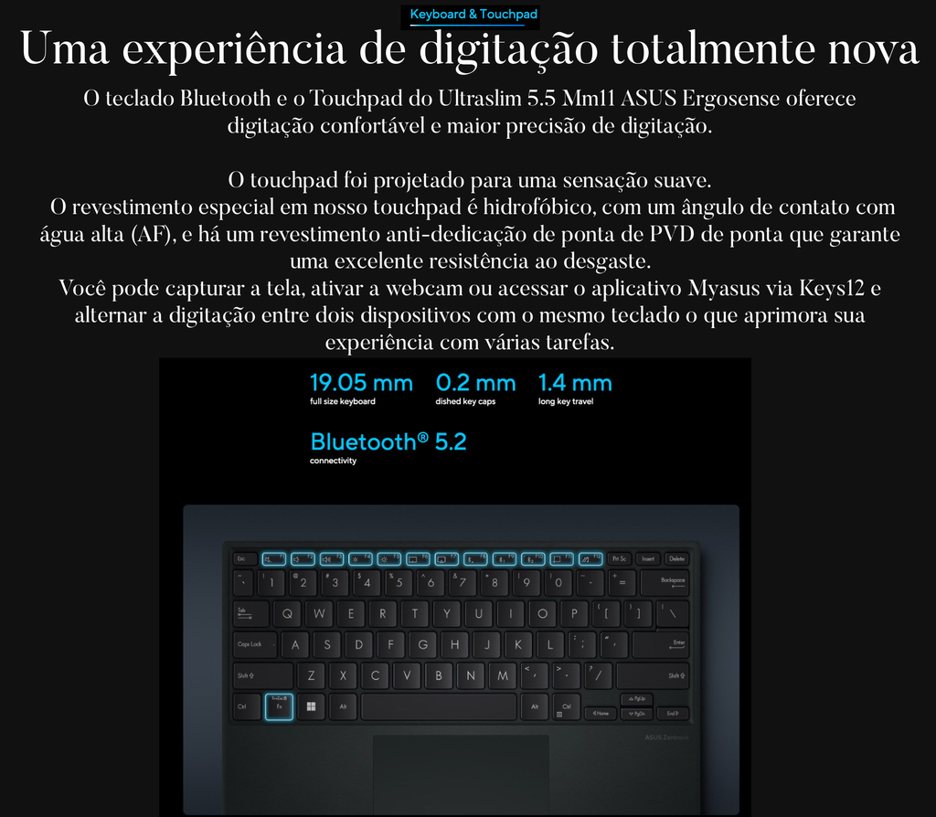 ASUS 17.3" l Zenbook 17 Fold Touchscreen l OLED Multi-Touch Laptop l Laptop Tablet Dobrável l Cheio de Tecnologias Inovadoras l 1.1 GHz Intel Core i7 10-Core (12th Gen) l 17.3" 2560 x 1920 OLED Touchscreen l 16GB LPDDR5 | 1TB M.2 PCIe 4.0 SSD l Integrated Intel Iris Xe Graphics l UX9702AA-XB79FT na internet