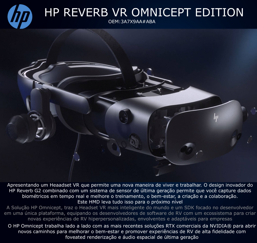 HP Reverb G2 VR Headset Omnicept Edition - comprar online