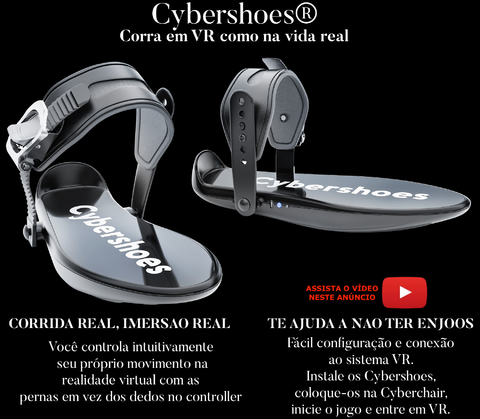 Cybershoes Gaming Station l VR Foot Tracker l for Oculus Quest & Steam VR l Use com seu headset VR para caminhar ou correr em jogos VR l Experimente o poder dos games de realidade virtual. na internet