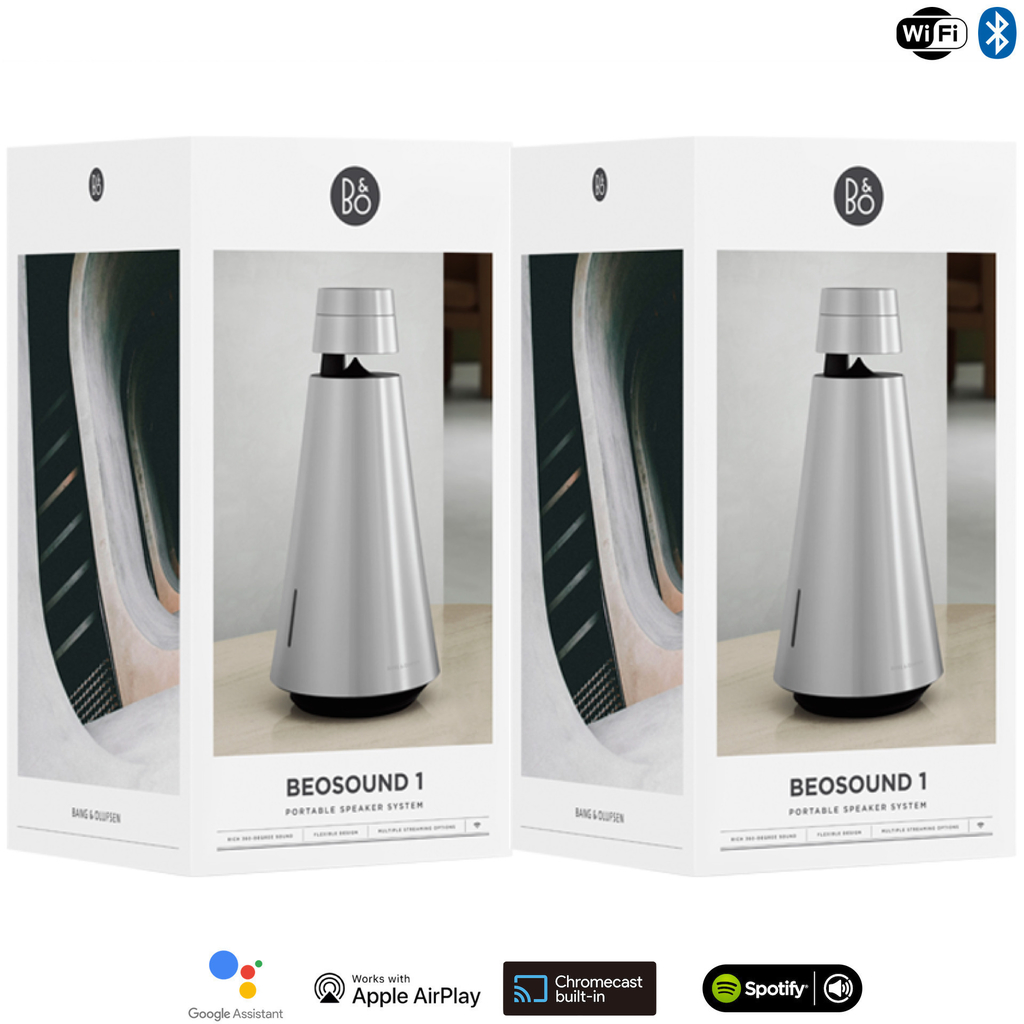 Bang & Olufsen Beosound 1 l Brass Tone l Portable Wireless Wi-Fi & Bluetooth Speaker l Auto Falante Sem Fio Portátil 360º l Bateria de até 12 horas l Acoustic Lens Technology l WiFi & Bluetooth l Chromecast & Google Assistant Integrados l Compatível com Apple 2 & Spotify Connect l Recomendado para áreas de 10m² até 50m² - loja online