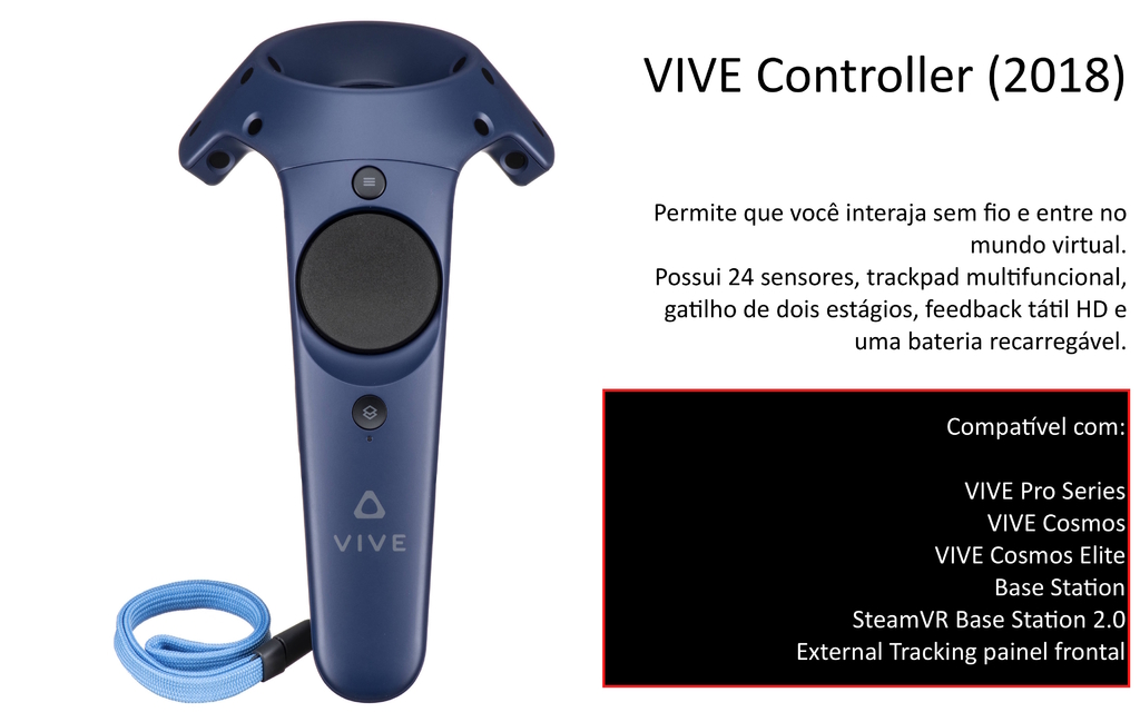 HTC VIVE Pro 2 Full Kit 99HASZ000-00 - loja online