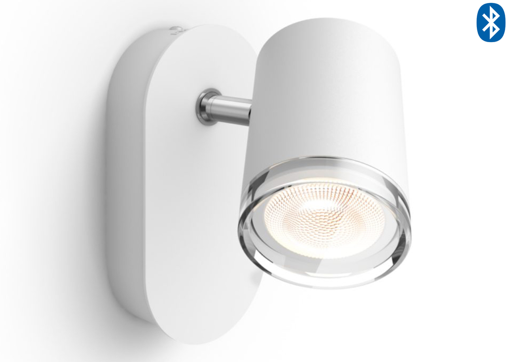 Philips Hue White Ambiance Adore Bathroom l Bluetooth l Smart Spot Light l Luminária Spot de Parede para Banheiros l Funciona com Bluetooth e/ou com a Hue Bridge - buy online