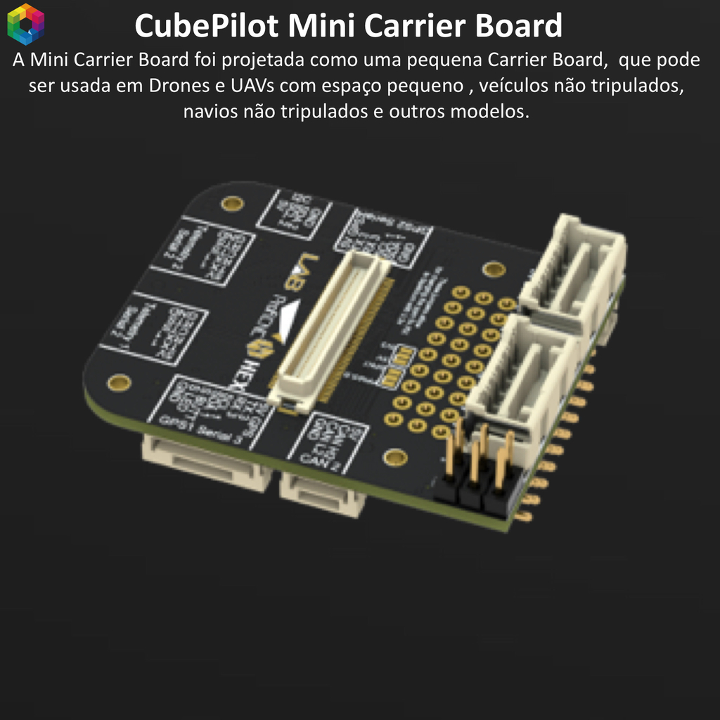 CubePilot HEX Mini Carrier Board para o Cube Drone & UAVs - comprar online