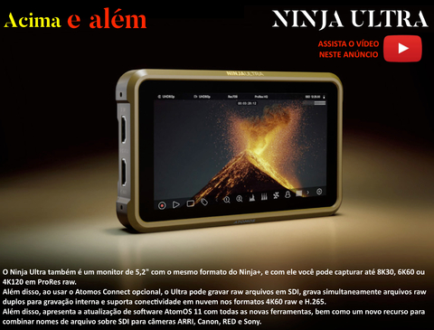 Atomos Ninja Ultra 5.2in 4K HDMI Recording Monitor Atomos - comprar online