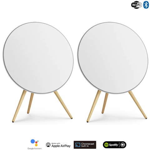 Bang & Olufsen Beoplay A9 , 4ª Geração , Impressionantes até 3.000W , Cor: White with Oak Legs - comprar online