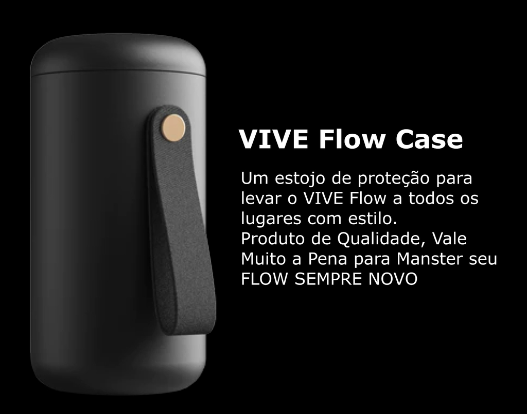 HTC VIVE FLOW | + Case | + Controller | Compacto e Leve A Serenidade Acontece | Os óculos VR Imersivos Feitos para o Bem-Estar e a Produtividade Consciente - Loja do Jangão - InterBros