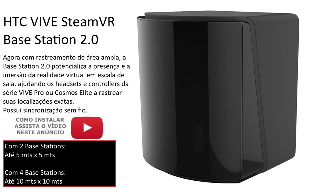 HTC VIVE VR Steamvr Base Station 2.0 na internet