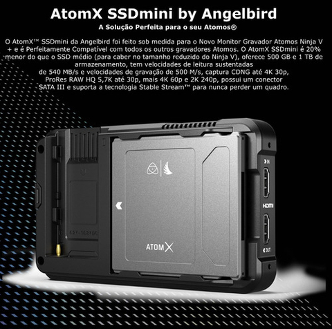 Angelbird AtomX SSDmini | 1 TB | External SSD para Atomos - comprar online