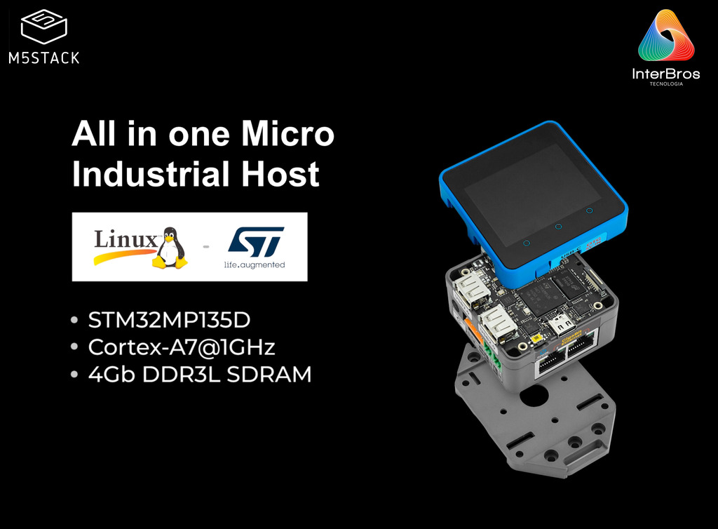 M5STACK CoreMP135 com STM32MP135D , Linux Industrial Micro Host , Developer & Educational Kit K135 on internet