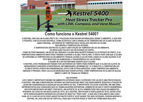 Kestrel Link 5400 WBGT Heat Stress Tracker Pro Bluetooth en internet