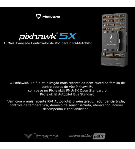 Holybro Pixhawk 5x | Kit 20117 | DESCONTINUADO , Nova Versão na descrição - comprar online