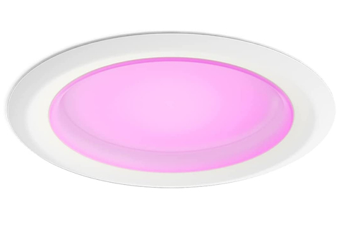 Philips Hue White and Color Ambiance Bluetooth | Dimmable LED Smart Retrofit Recessed Downlight 5/6" l 2ª Geração | Luminária Spot de Teto de Embutir l Fluxo Luminoso 1,100 lumens | Luminária Spot de Teto de Embutir | Compatível com a Alexa, Apple Homekit & Google Assistant | 4-Pack - comprar online