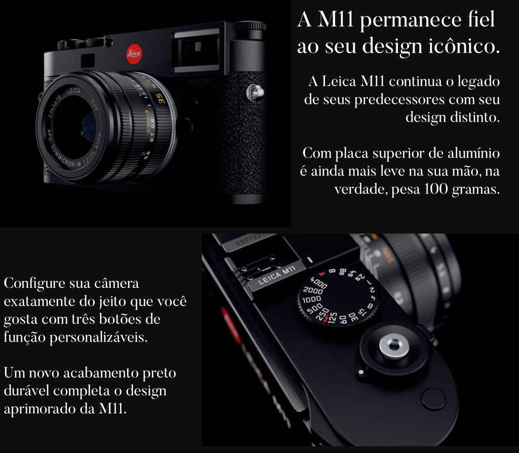 Leica M11 Rangefinder Telêmetro Camera - Loja do Jangão - InterBros