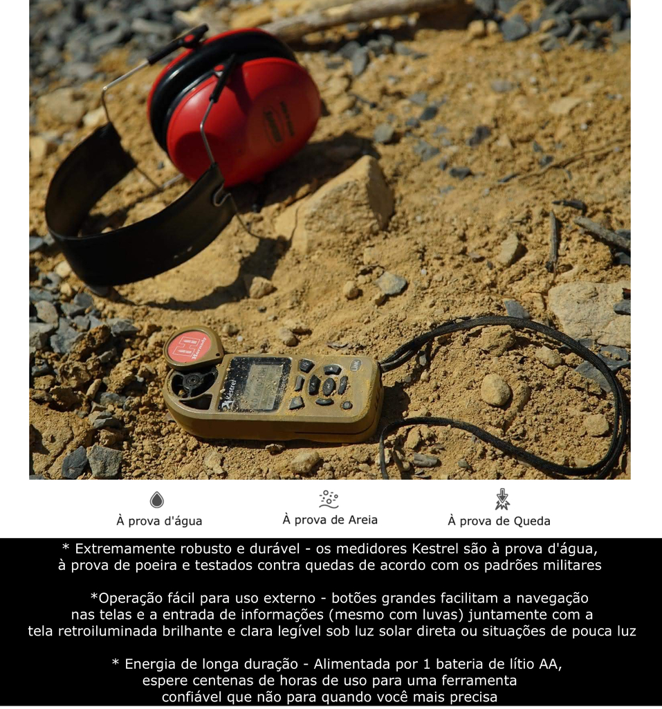 Kestrel 5700 Ballistics Weather Meter with Hornady 4DOF Bluetooth | Tiro de precisão e competição | Precisão Sem Precedentes em Tiros de Longo Alcance | Alcance de até 3.5 Kms - loja online