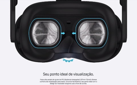HTC VIVE VR Focus 3 l Standalone Headset with All-in-One VR l 4896 x 2448 Total Resolution | 120° FOV l VIVE Sync l MetaHuman l A nova era da VR empresarial l VIVE Facial Tracker l VIVE Eye Tracker l VIVE Wrist Tracker - comprar online