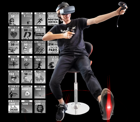 Cybershoes Gaming Station l VR Foot Tracker l for Oculus Quest & Steam VR l Use com seu headset VR para caminhar ou correr em jogos VR l Experimente o poder dos games de realidade virtual. na internet