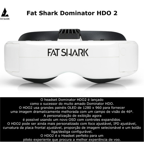 Fat Shark Goggles Dominator HDO2 Bundle Drone & UAVs - online store