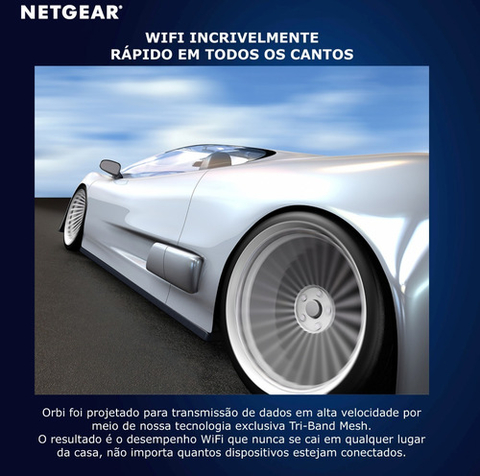 Netgear Orbi RBK854 Ax6000 Tri-Band Wi-Fi6 Mesh 930m² - Loja do Jangão - InterBros