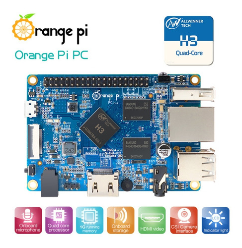 Orange Pi PC 1 GB H3 Quad-Core - comprar online