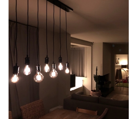 Philips Hue White Ambiance Dimmable Smart Filament G25 l Lâmpada Globo l LED de Filamento Vintage l 1ª Geração l Mais Brilhantes l Branco Quente a Branco Frio | Compatível com Alexa, Apple Homekit & Google Assistant | Funciona com Bluetooth e/ou com a Hue Bridge - Loja do Jangão - InterBros