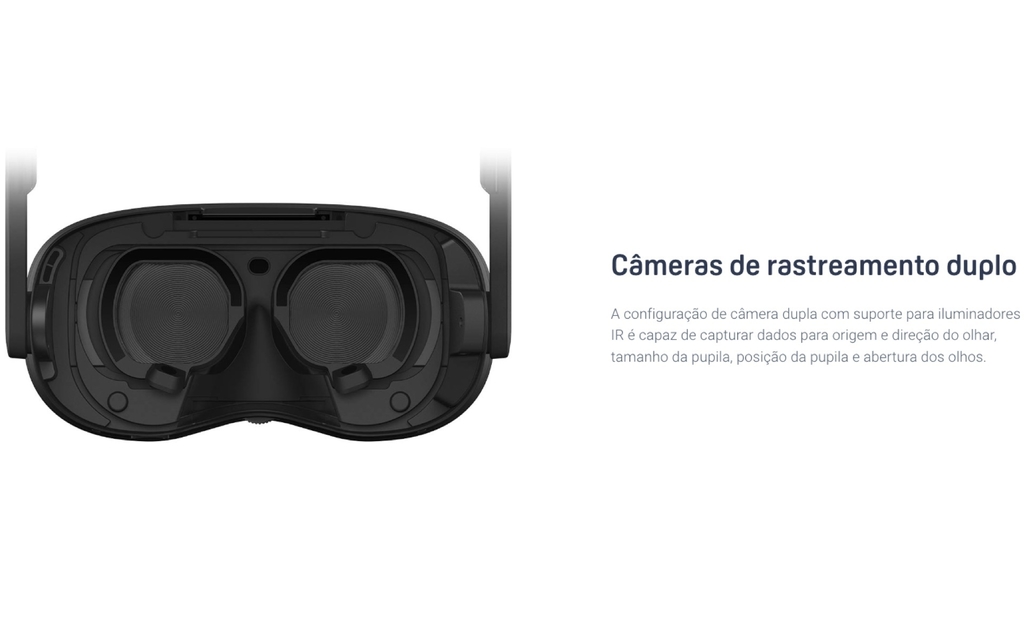 HTC VIVE VR Focus 3 l Standalone Headset with All-in-One VR l 4896 x 2448 Total Resolution | 120° FOV l VIVE Sync l MetaHuman l A nova era da VR empresarial l VIVE Facial Tracker l VIVE Eye Tracker l VIVE Wrist Tracker - Loja do Jangão - InterBros