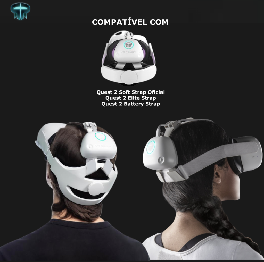 Rebuff Reality VR Power2 Para Oculus Quest 2 l 8 horas de bateria l - Loja do Jangão - InterBros