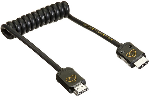 Imagen de Atomos AtomFLEX Coiled Micro-HDMI to HDMI Cable 30cms até 60cms ATOM4K60C1