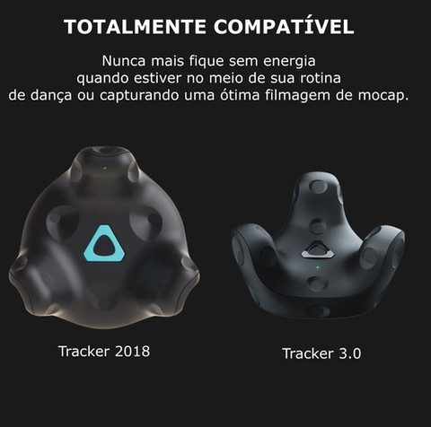 Cintas Rebuff Plus com Bateria Integrada para HTC VIVE Trackers até mais 8 Horas - Loja do Jangão - InterBros