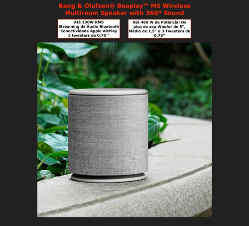 Bang & Olufsen Beoplay M5 Wi Fi Bluetooth Airplay Escolha a Cor on internet