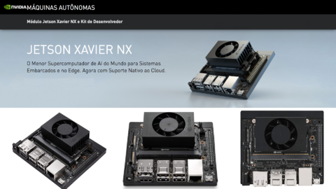 Nvidia Jetson Xavier NX Developer Kit, 8GB RAM , 16GB eMMC , 128GB SSD, 945-83518-0000-000 - Loja do Jangão - InterBros