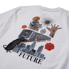 Camiseta Future Skate Somewhere Branca