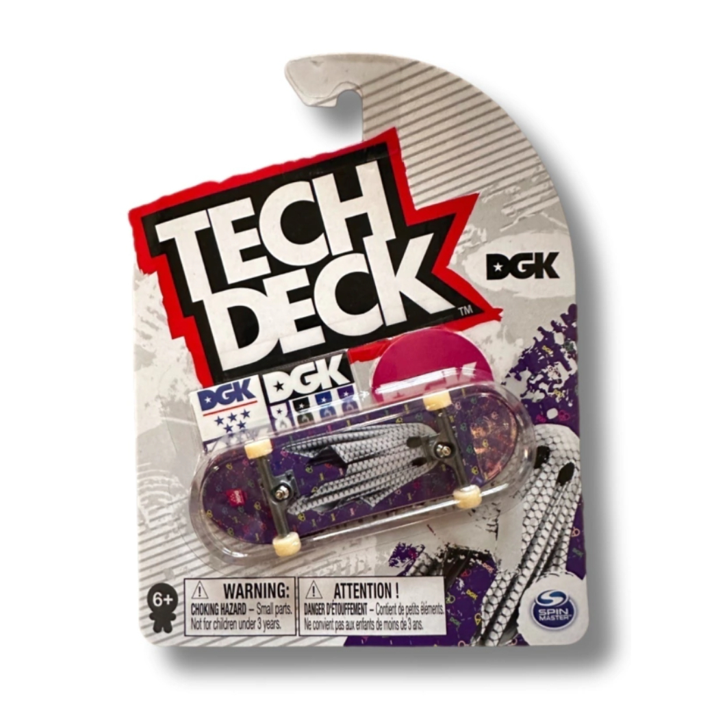 Skate De Dedo - Tech Deck - Real Skateboard A Vermelho - Sunny - D