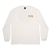 Camiseta Manga Longa Thrasher Flame Dot Collab Santa Cruz x Thrasher Off White