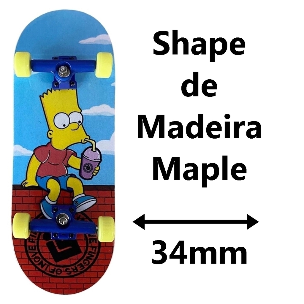 Fingerboard Skate de Dedo Profissional Completo Loud em Promoção