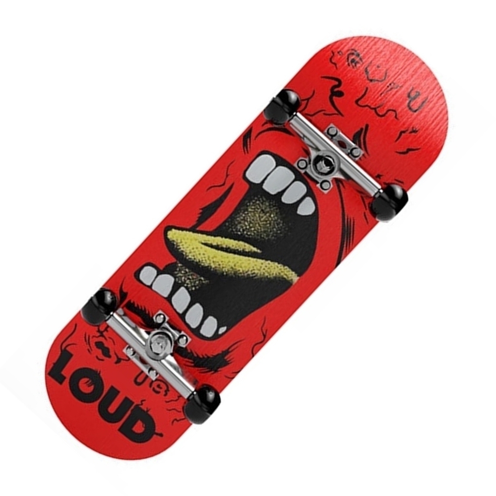 Skate Dedo Profissional De Madeira Com Rolamento Fingerboard