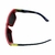 Óculos de Sol Quisviker UV 400 Polarizado Vermelho e Preto - Skate 1 - Skate Shop