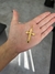 Kit Corrente Grumet 4mm + Pingente Crucifixo Jesus na Cruz - Magnata 18k Joias