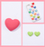 Aplique de Resina Oso con Corazon x 10 unidades - CandyCraft Souvenirs en Once