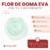 Flores de Goma Eva con Tul sin Cabo x 450 unidades - CandyCraft Souvenirs en Once