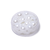 Aplique Nacarado Media perla punteada x 100 unidades Blanco - comprar online