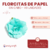 Florcitas de Papel Sin Cabo x 9 unidades en internet