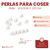 Perla para Coser 6mm x500g - 5000 unidades - comprar online