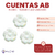 Cuentas AB Flores 20mm x Bolson 500gr - 200 unidades en internet