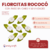 Florcitas Rococo Con raso sin cabo x 50 unidades - tienda online