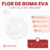 Flor de Goma Eva con Tul Grande x 50 unidades - CandyCraft Souvenirs en Once