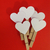 Broches de Madera Grandes x 50 unidades Natural - CandyCraft Souvenirs en Once