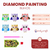 6 Animales Kit Pintura De Diamante Sticker Diamond Painting - tienda online