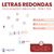 Letras Redondas 6mm VOCALES Blanco Multicolor 160u x25gr - comprar online